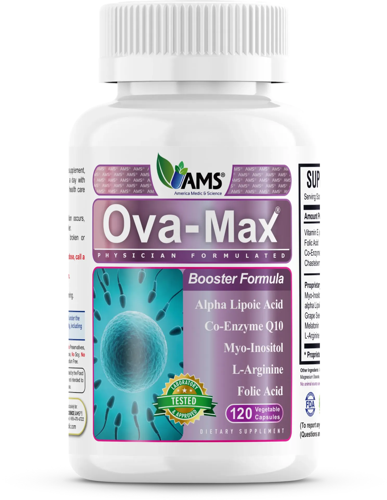 AMS Ova Max Caps 60's
