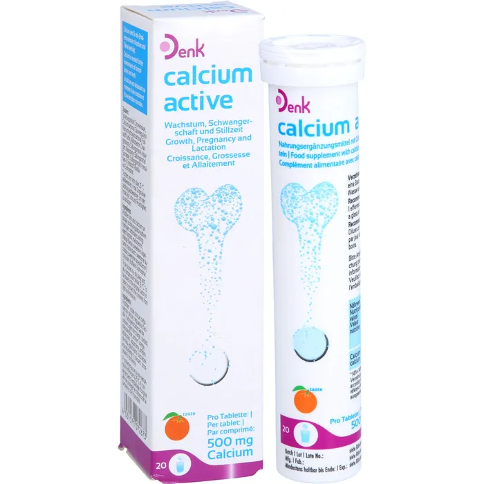 Calcium Active Denk 500mg Eff Tabs 20*s