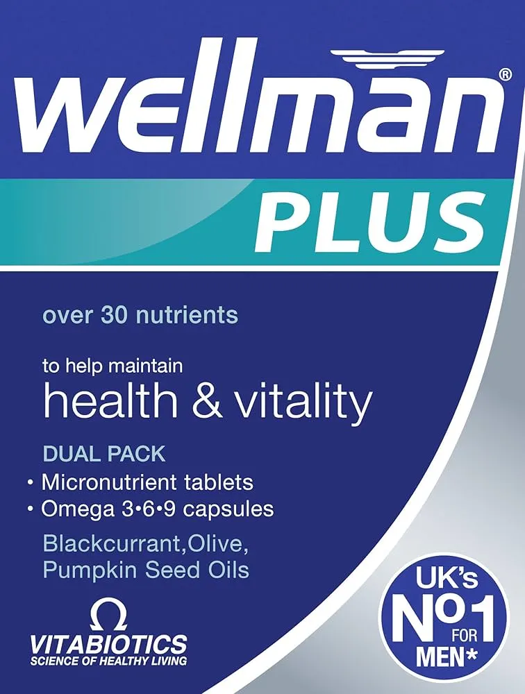 Wellman Plus Omega Caps 56`s