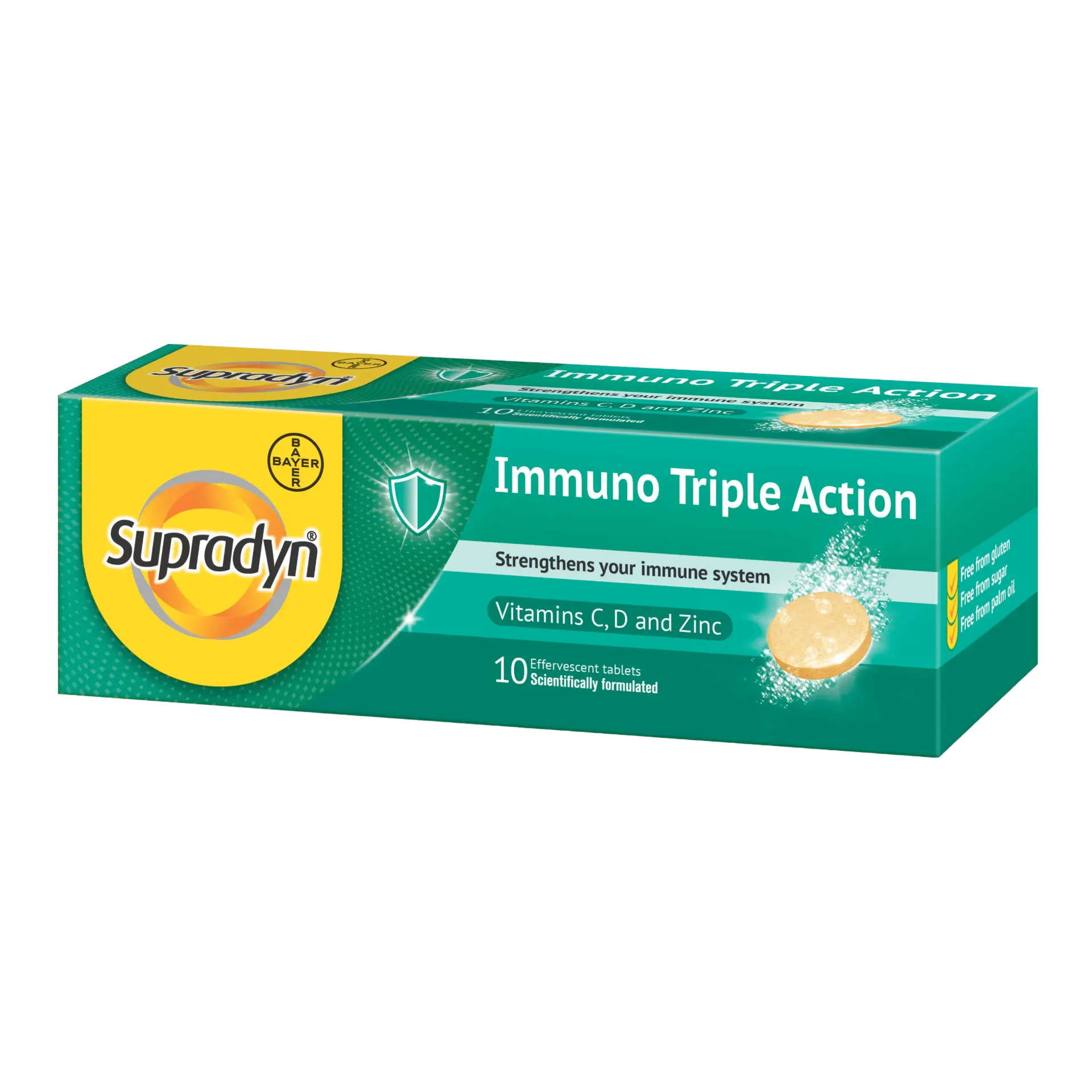 Supradyn Immuno Triple Action Eff Tabs 10*s