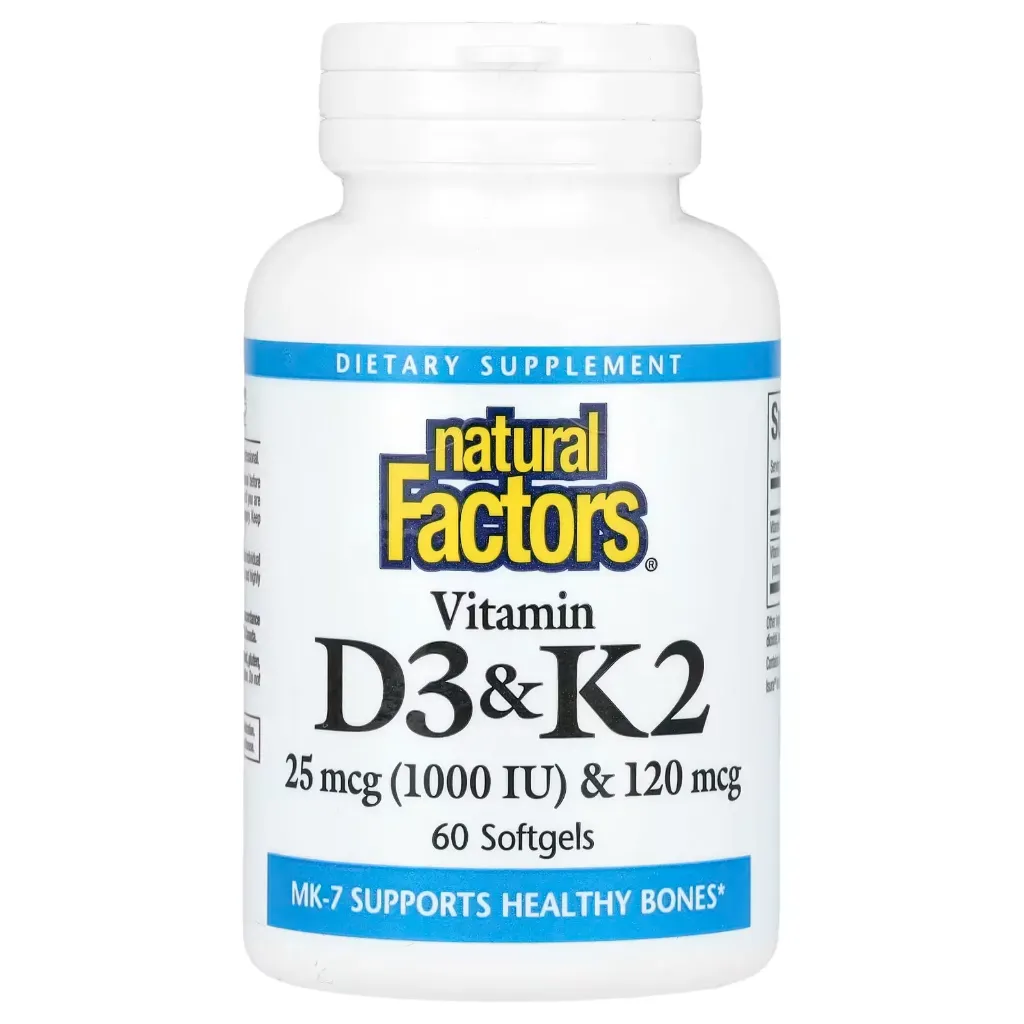 NF Vitamin K+D 120mcg /1000iu 60 Softgels