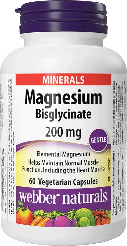 NF Magnesium Bisglycinate 200mg Caps 120's