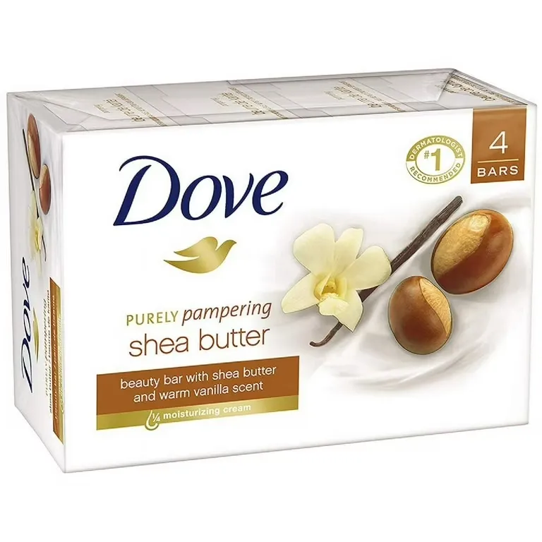 Dove Bar Soap Shea Butter Pampering 6*90g