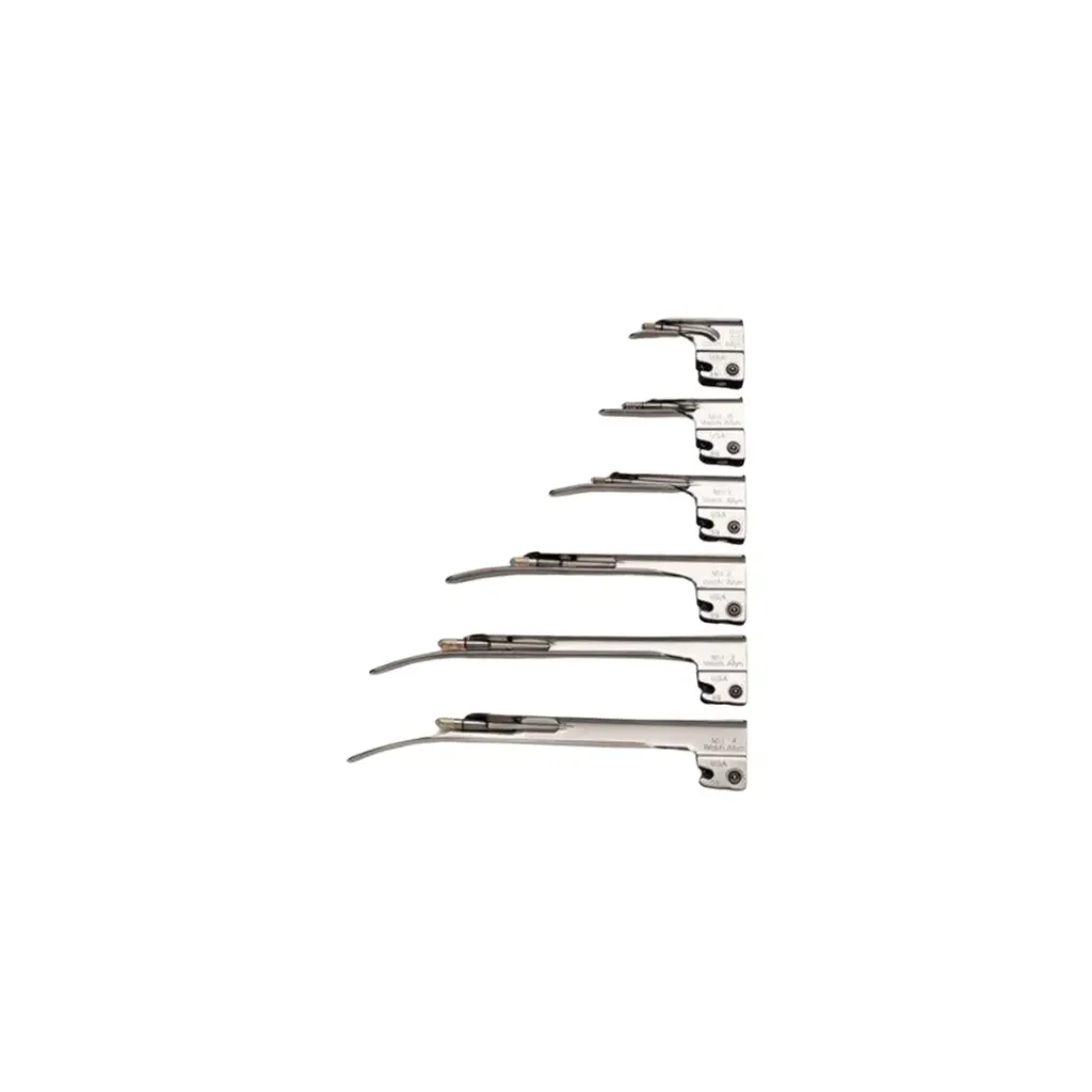 Miller Bulb Laryngoscope  with 6 blades (Mil 00,0,1,2,3,4)      