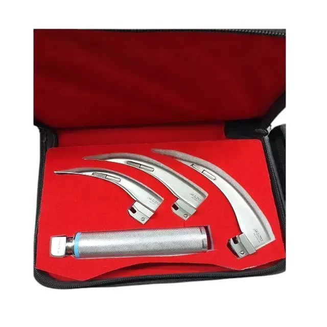 Miller Bulb Laryngoscope  with 3 blades (Mil 00,0,1)       