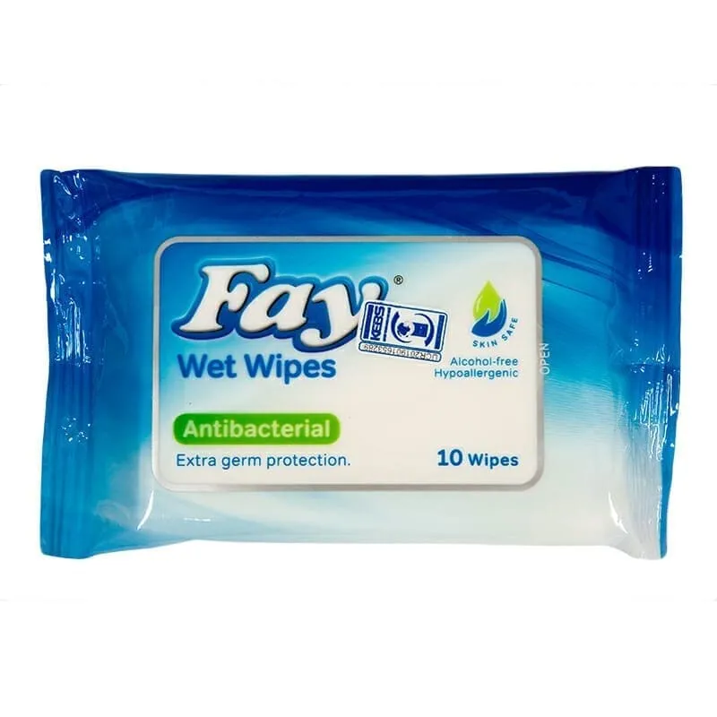 Fay Antibac Wet Wipes 72*10's
