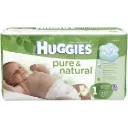 Huggies Pure & Natural S1 New Born 6*32's