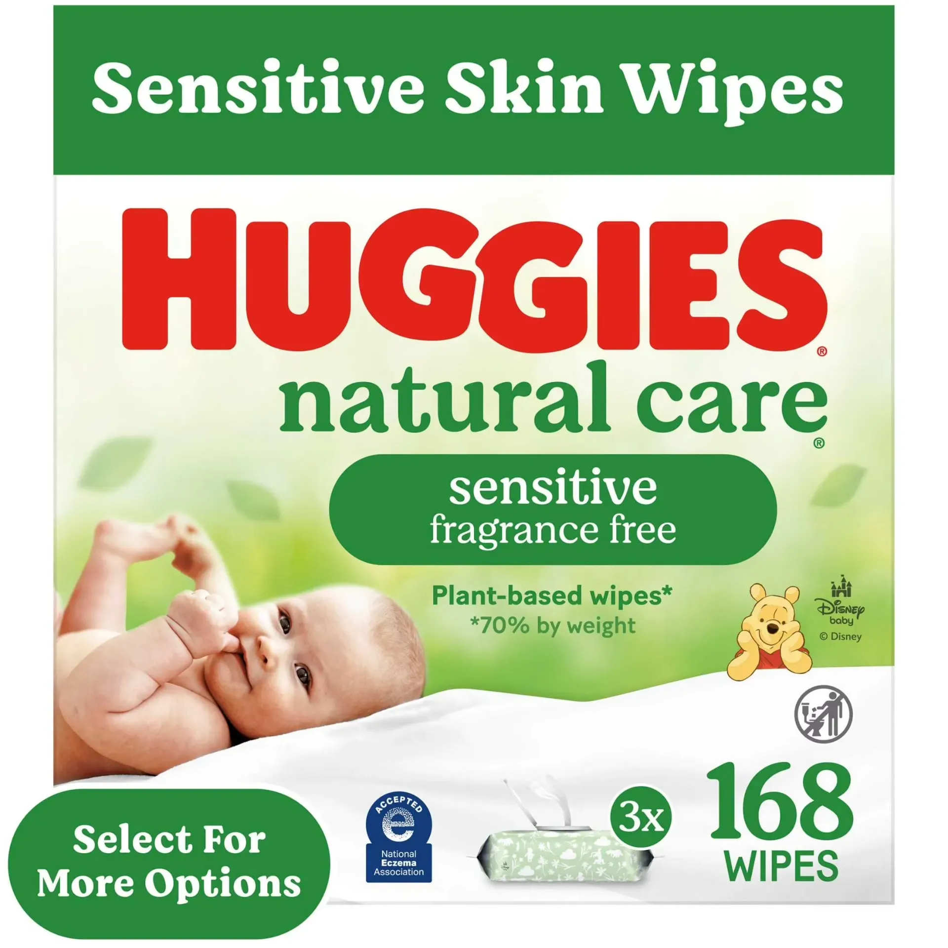 Huggies Wipes Pure 10*56's
