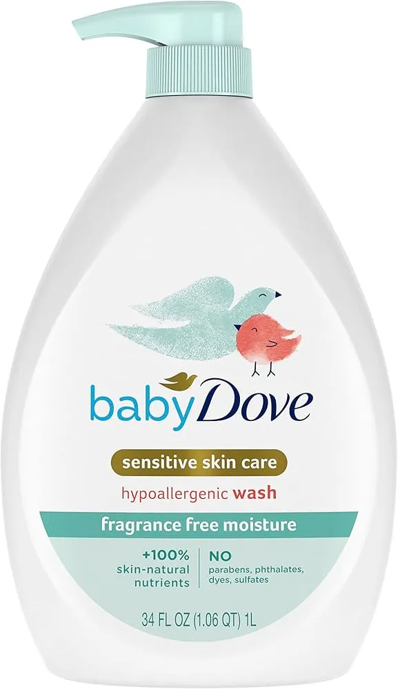 Dove Baby Hit Wash Fragrance Free 1*200ml
