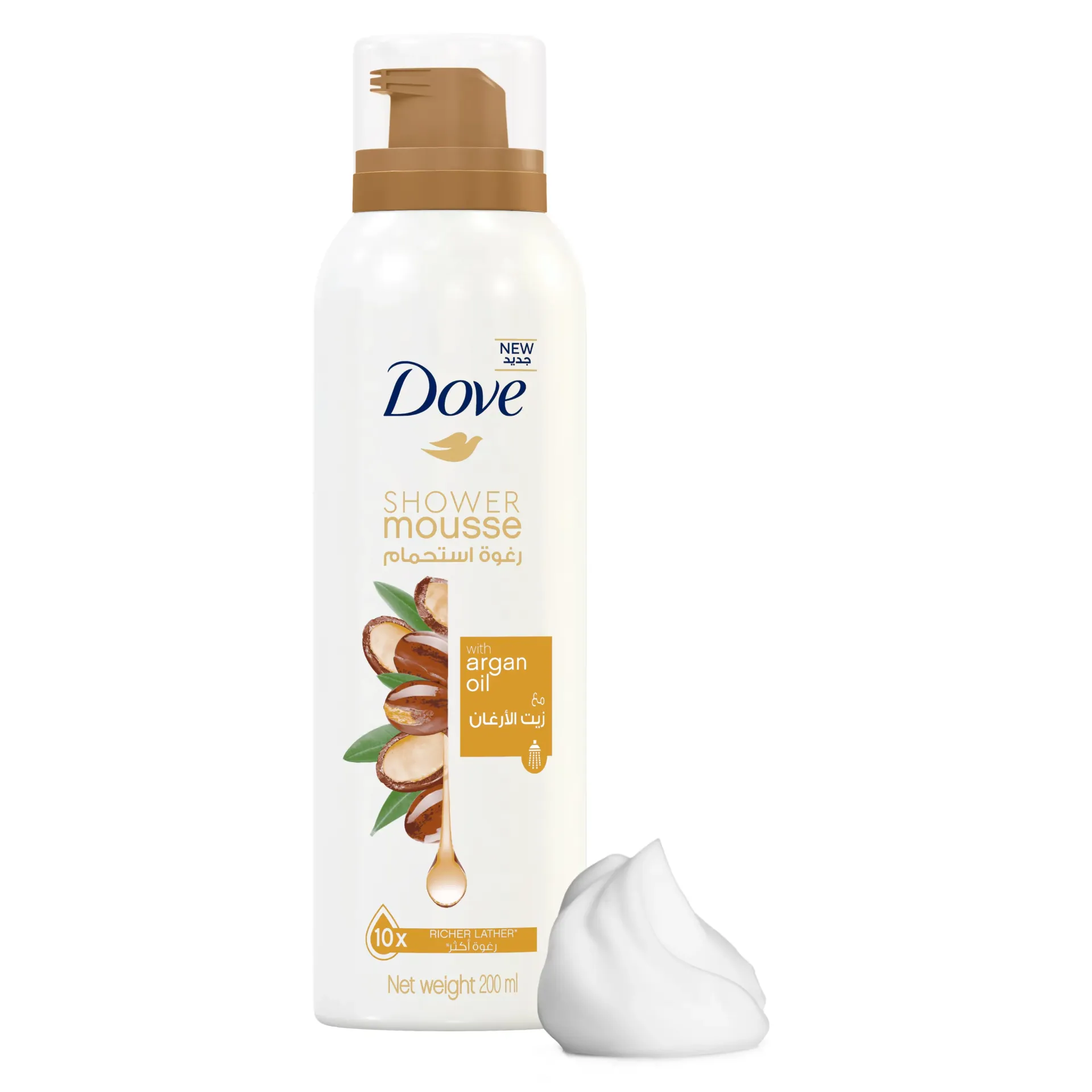 Dove Shower Mousse Argan Oil 200ml
