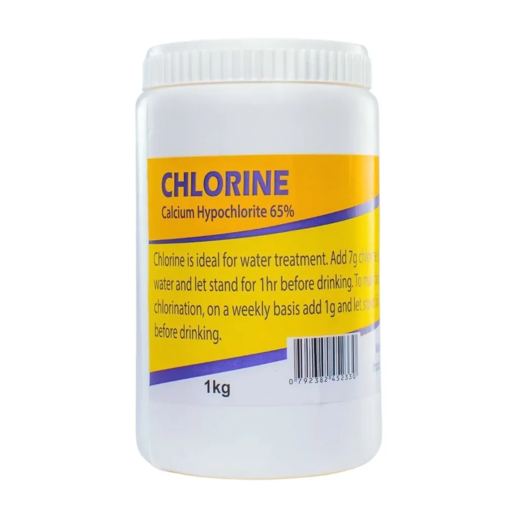 Chlorine Powder 65% (Calcium Hypochlorite 65%)  (100G)