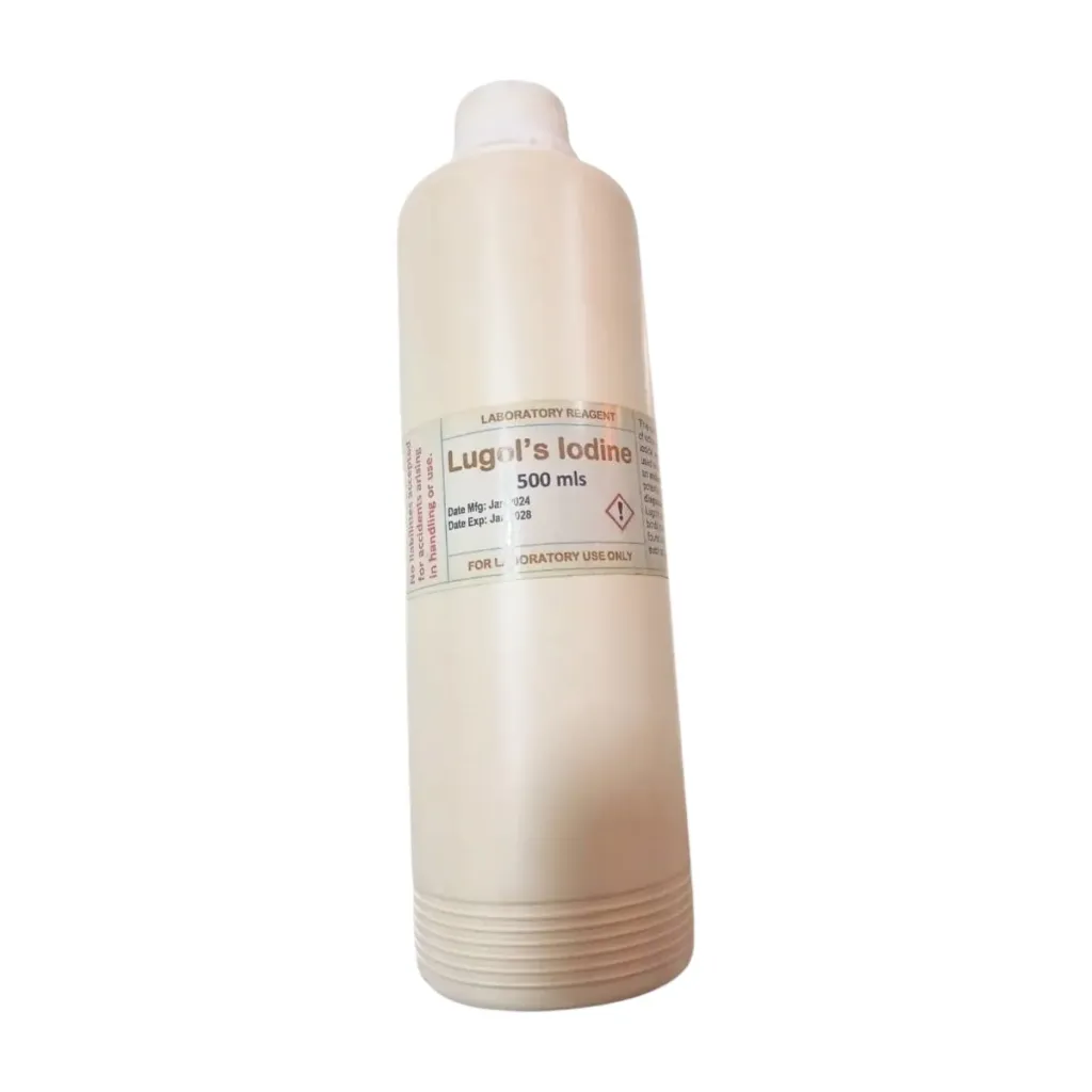 Lugol’s Solution (Lugol’s Iodine) – Iodine 5% w/v & Potassium Iodide (KI) 10% w/v (50Ml)