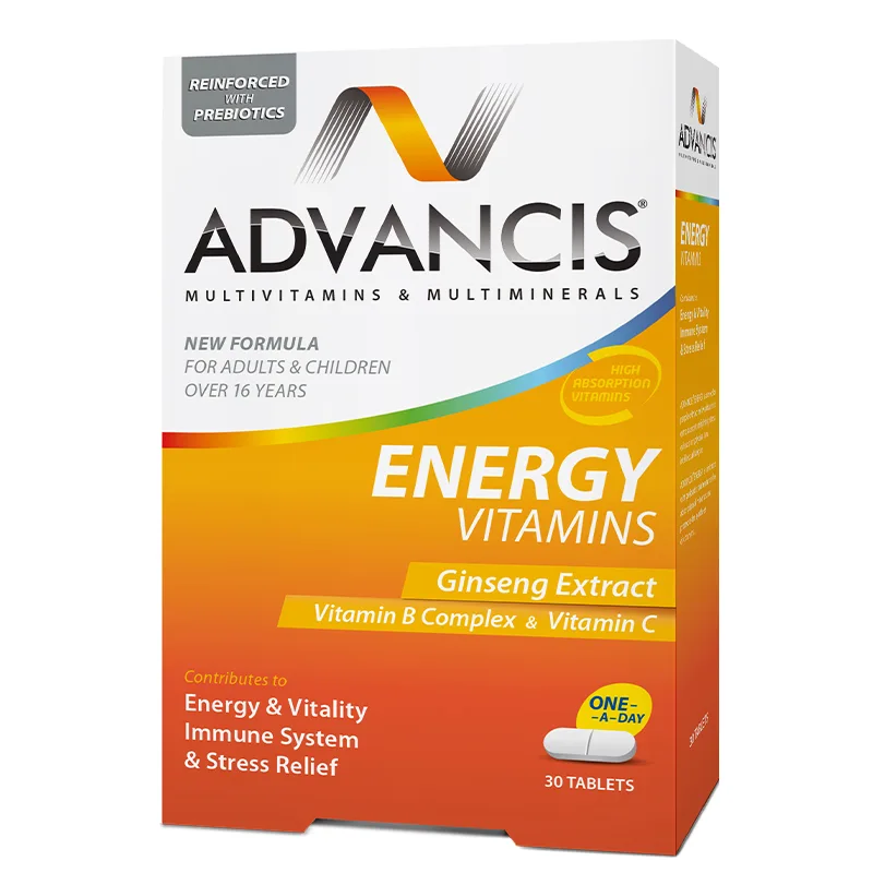 Advancis Energy Vitamins – Daily Energy, Vitality & Performance Support