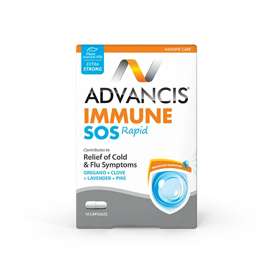 Advancis Immune SOS Rapid Capsules 10’s – Fast Immune Defense When You Need It Most