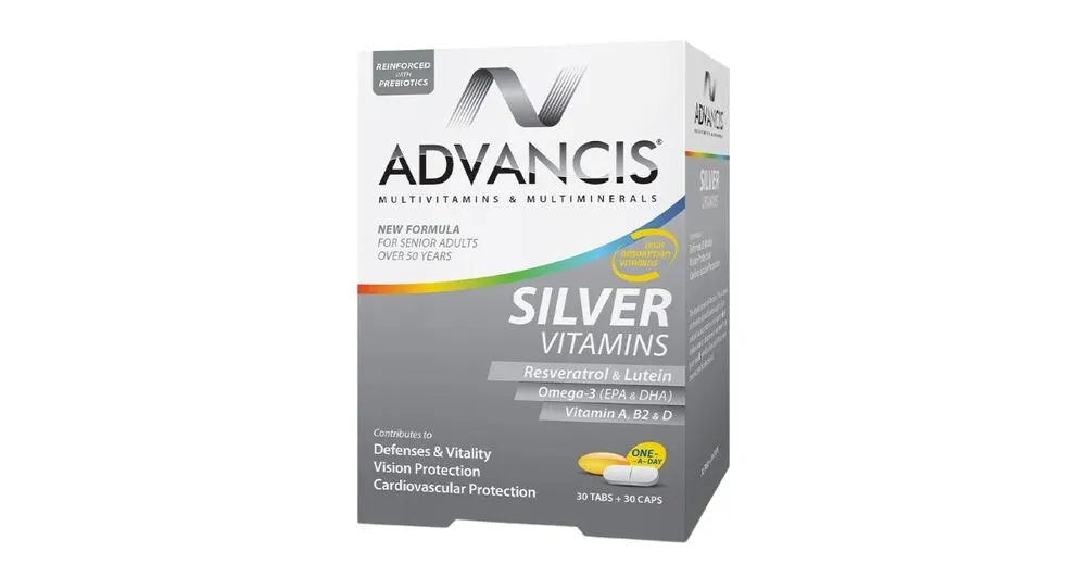 Advancis Silver Vitamins 30 Tablets + Capsules