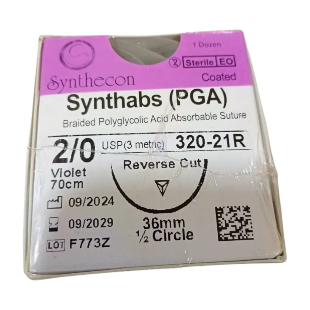 Synthecon 2/0 RC(Polyglycolic Acid Absorbable)