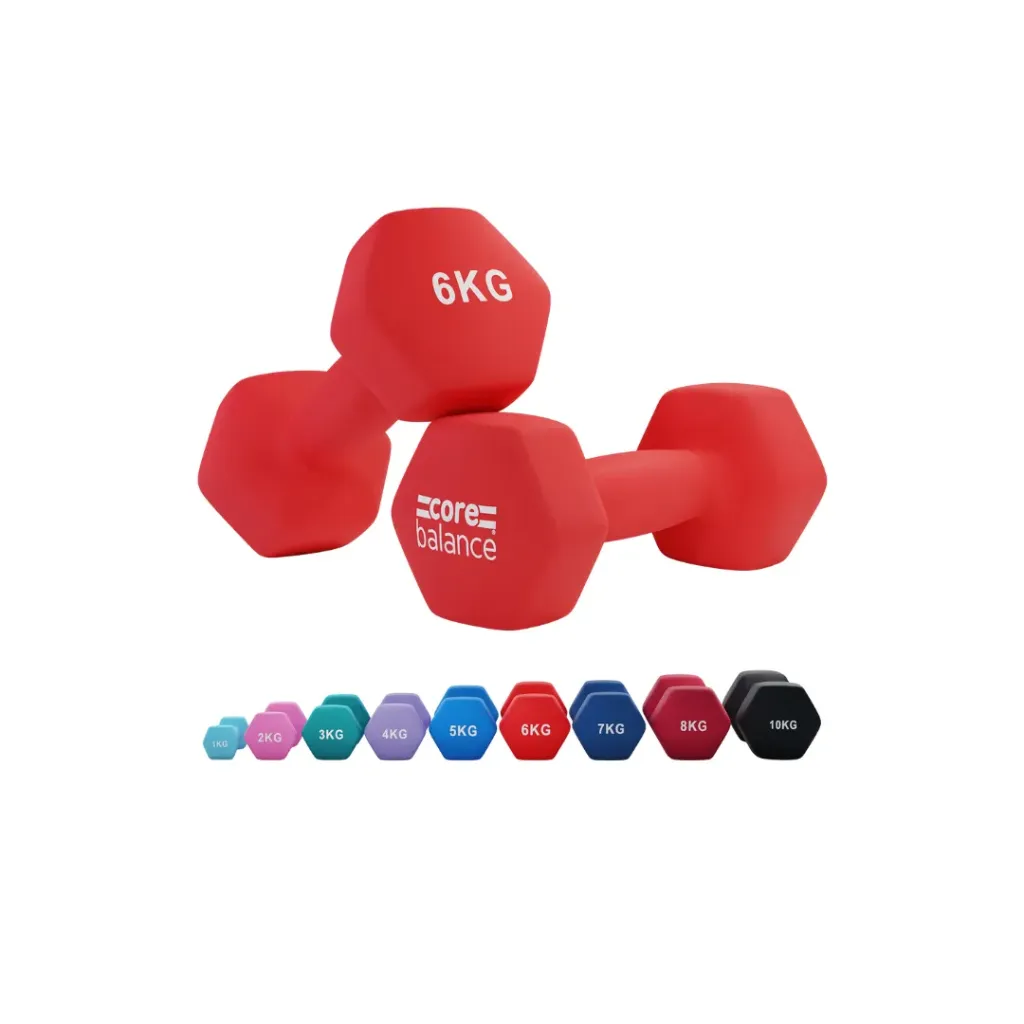 Hex Neoprene Dumbbells.2X4Kg