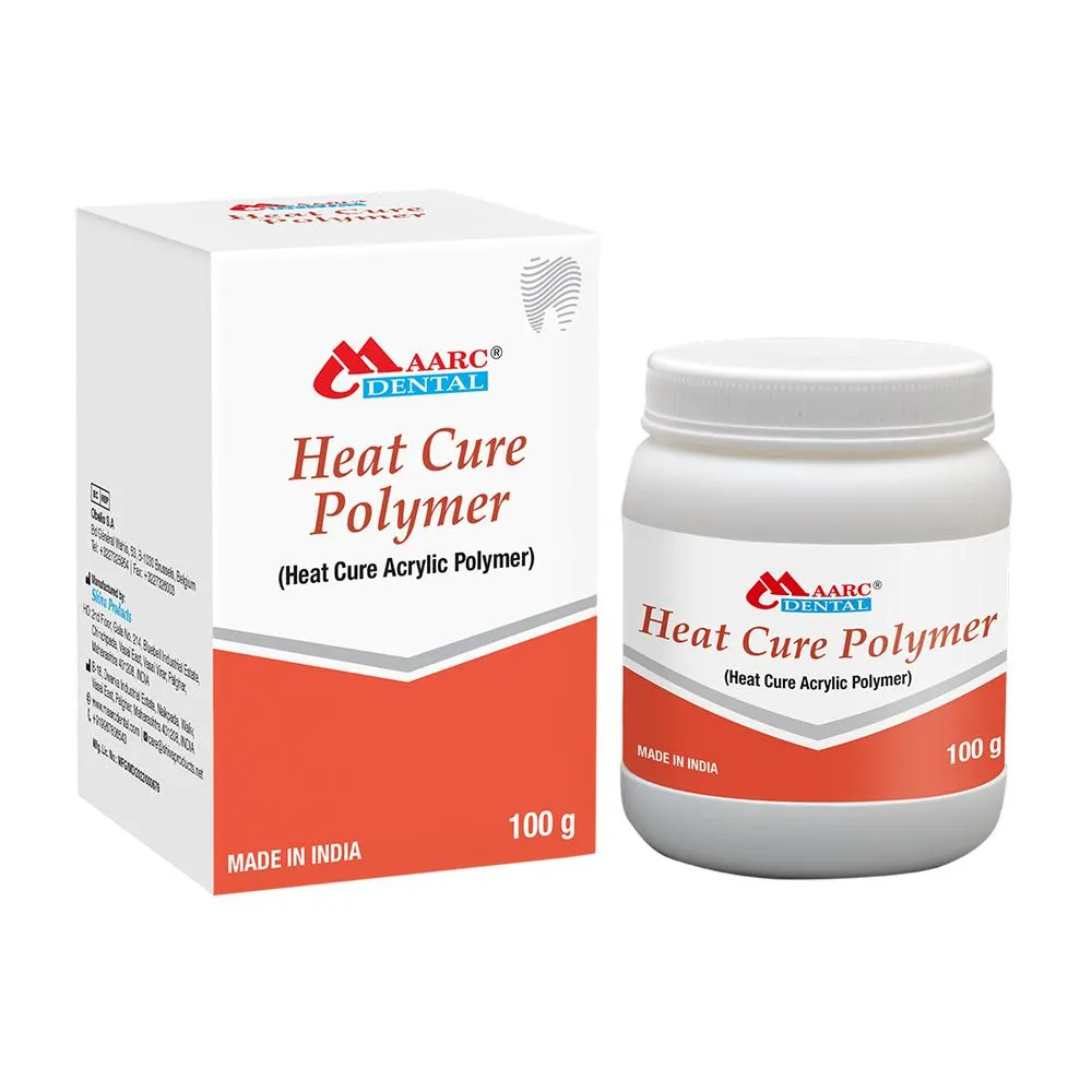 Acrylic Heat Cure Polymer – Dental Acrylic Resin Powder for Denture Base Fabrication