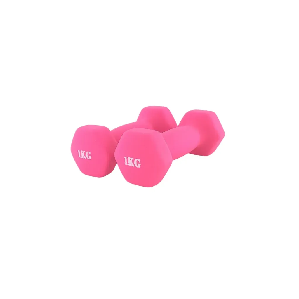 Hex Neoprene Dumbbells 2*1kg