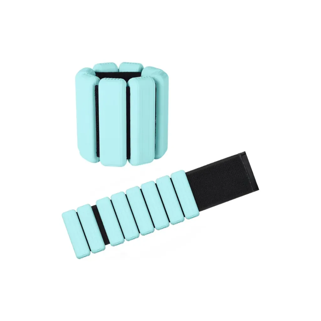 Silicone Wrist and Ankle Weights Sky Blue 500gms