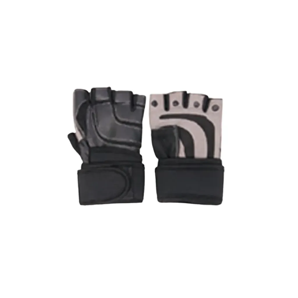 Weighted Lifting Gloves With Grip,Full Upto Wrist Wrapped With Velcro XL