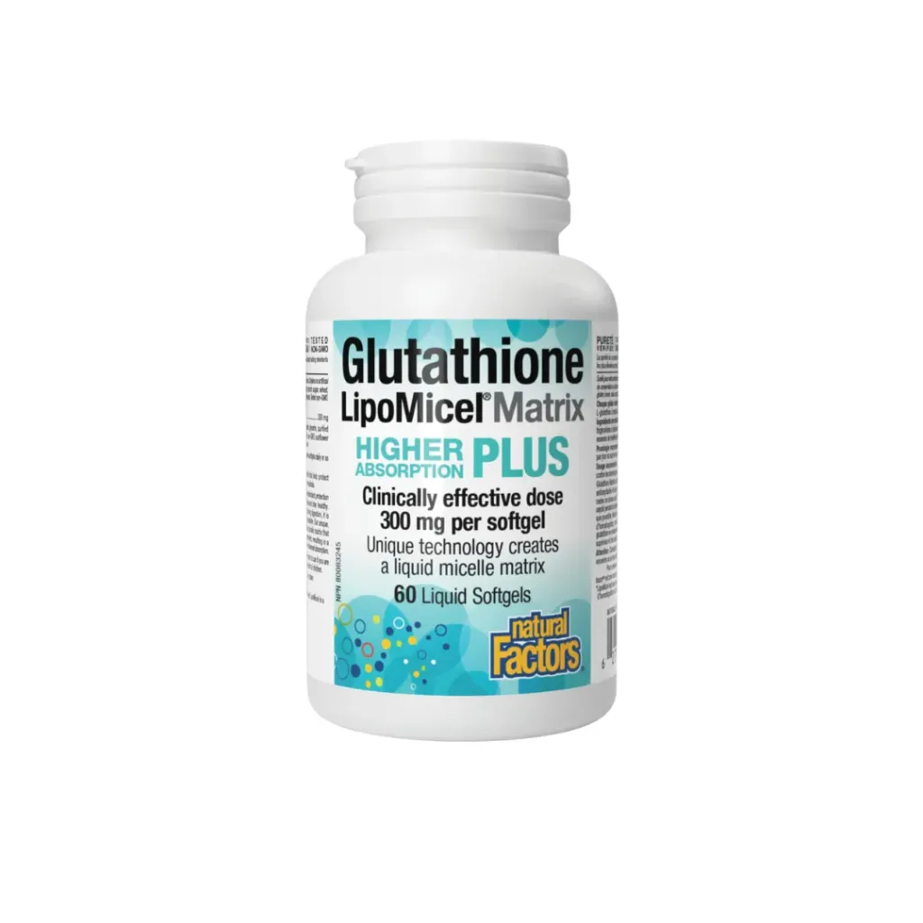 Natural Factors- Glutathione LipoMicel Matrix -300mg per softgel