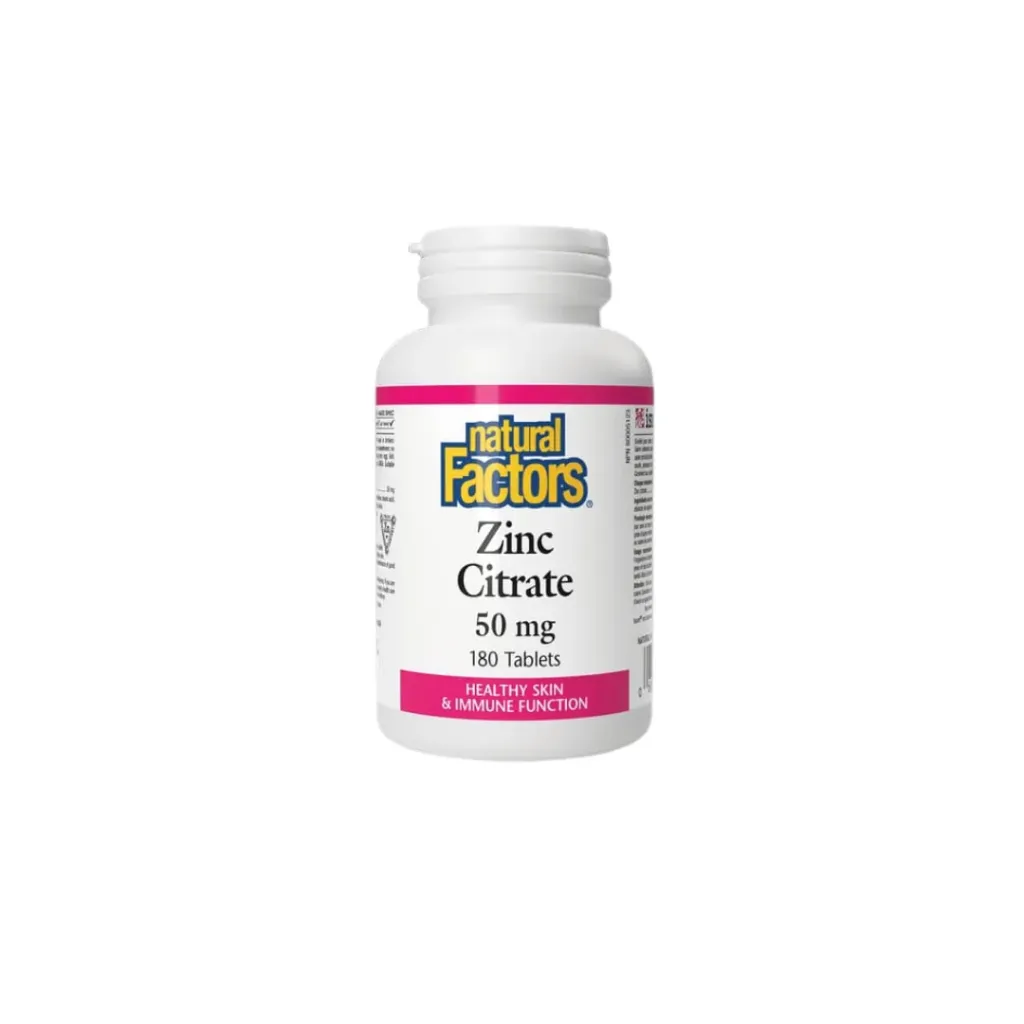 Natural Factors-Zinc Citrate 50mg
