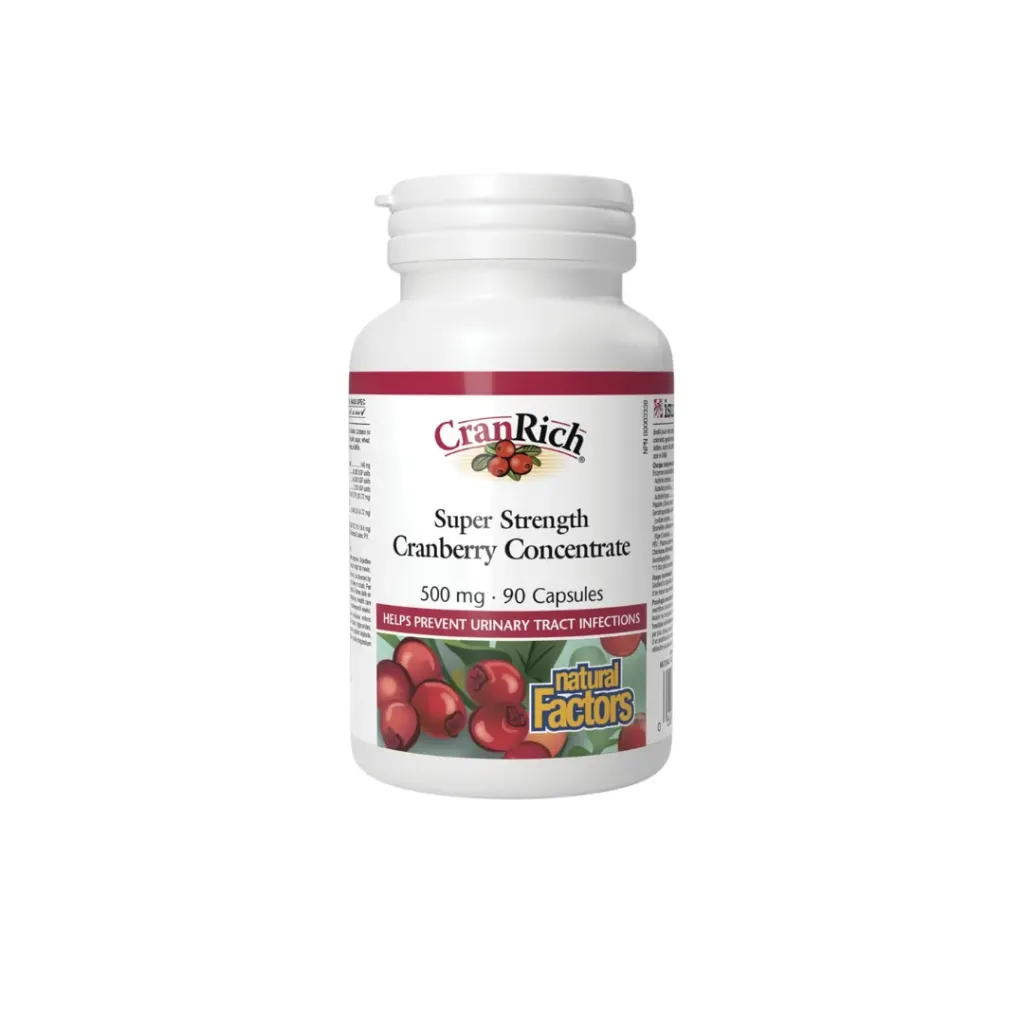 Natural Factors- Cranberry Concentrate 500mg (CranRich) 90's