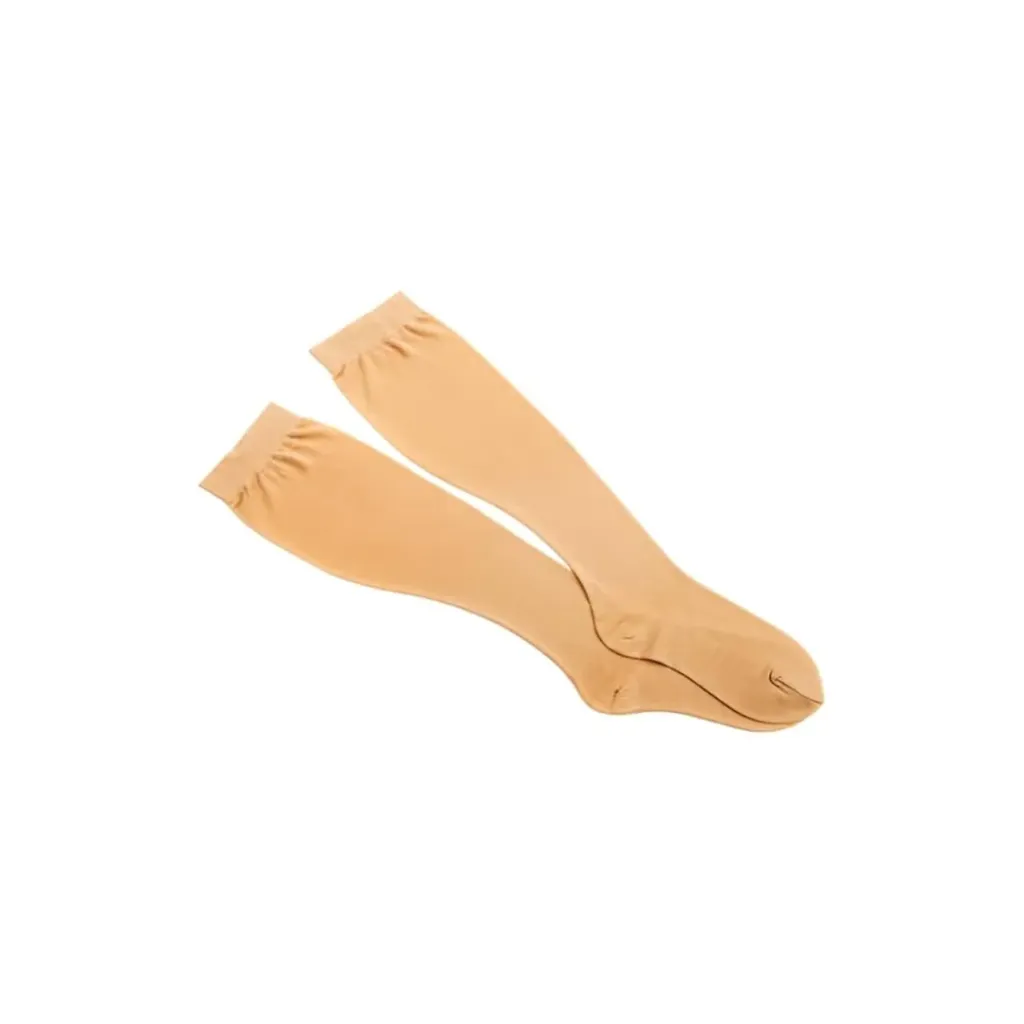 BK Cosmetic Stockings(Transtibial Synthetic,Reinforced Woven Cosmetic Stockings,Brown,Universal Size.
