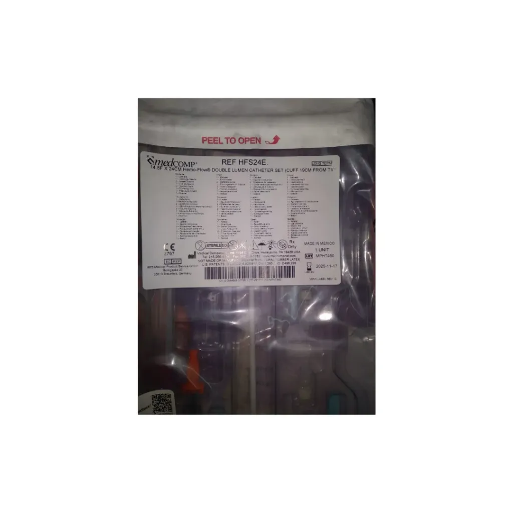 Double Lumen Catheter Set 19cm From Tip-REF HFS 24E