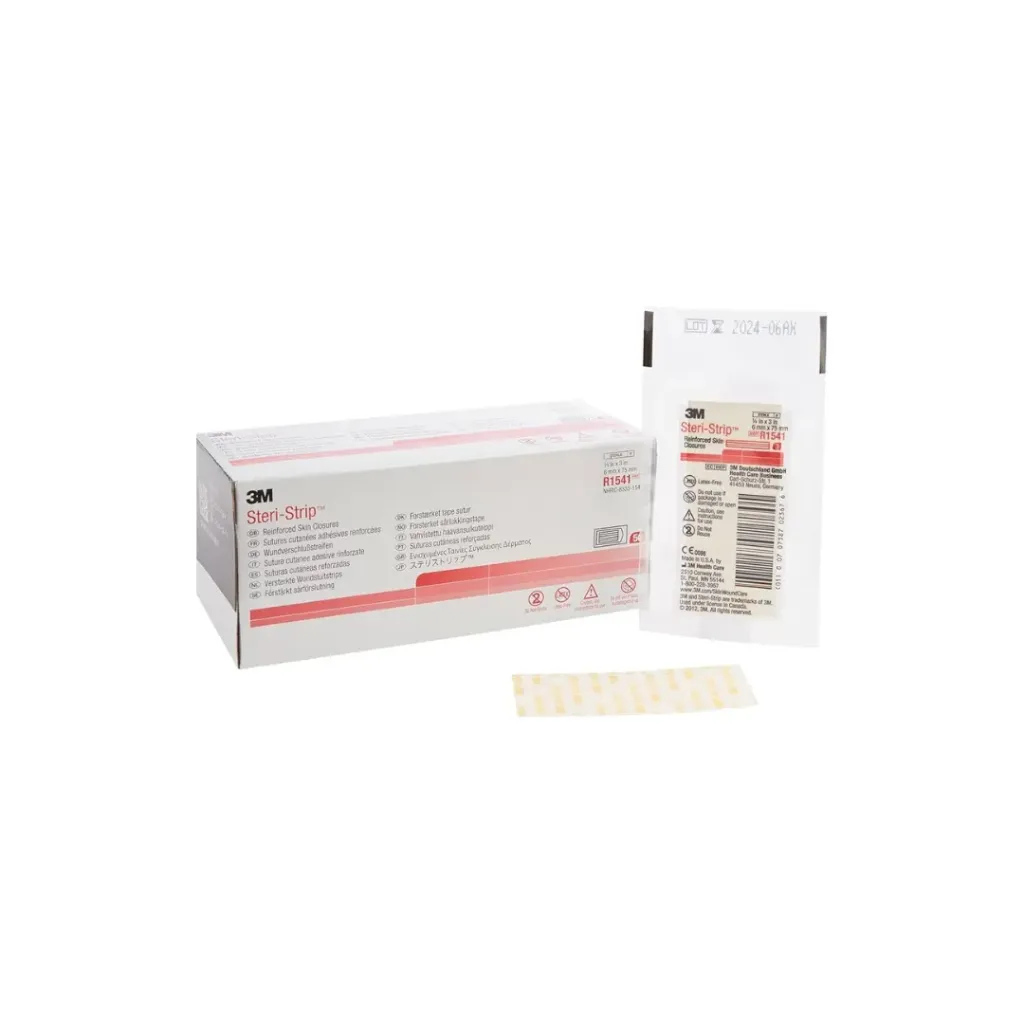 3M Steri-Strip™ Adhesive Skin Closures 1/4″ × 3″ – 50 Pieces