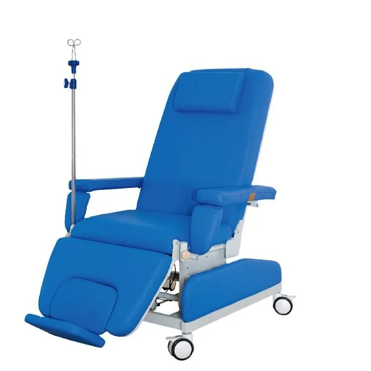 Manual Chemotherapy Chair – Adjustable Oncology Treatment & Infusion Recliner for Patient Comfort