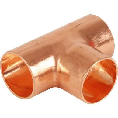 15mm Equal Tee Copper Pipe Fitting – Degreased Medical Gas Pipeline & Plumbing Fitting