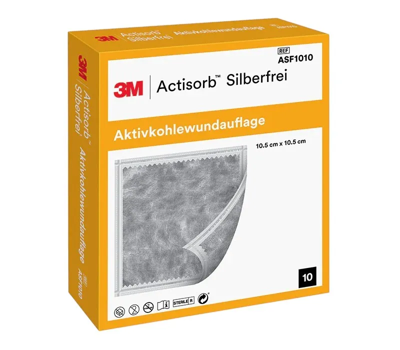 Actisorb® Plus (Activated Charcoal Dressing) 10 x 19 cm