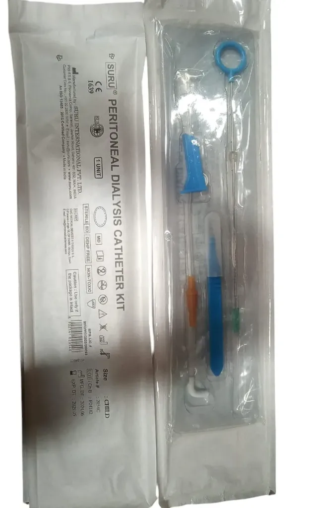 SURU Pediatric Peritoneal Dialysis Catheter 10.5fr 22cm