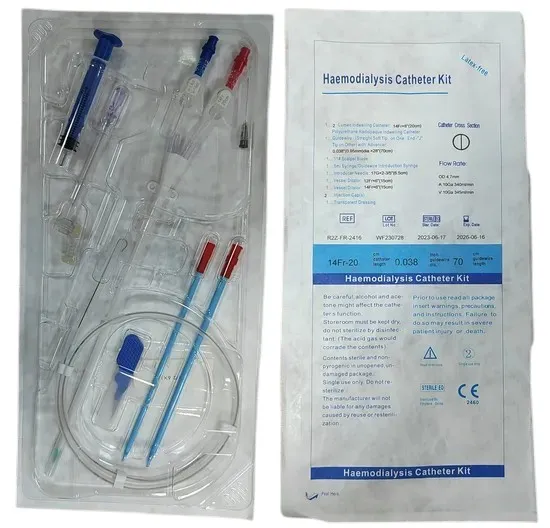 ABLE Double Lumen Pediatric Short-Term Hemodialysis Catheter – Curved (6.5Fr 8cm)