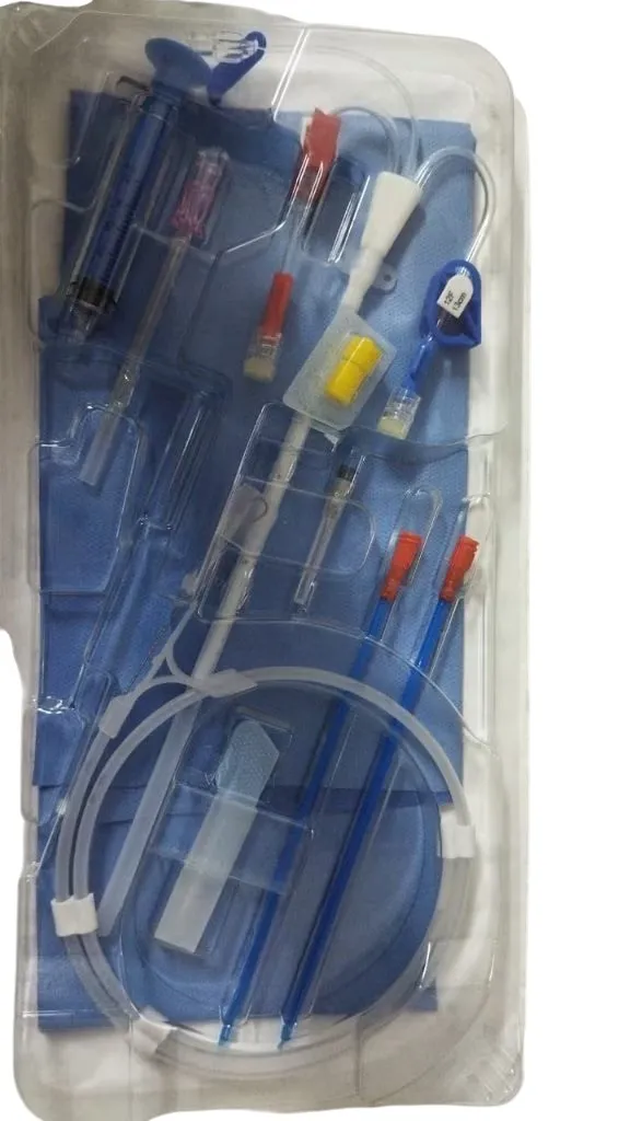 ST Stone Double Lumen Temporary Hemodialysis Catheter -Straight 12fr 15cm