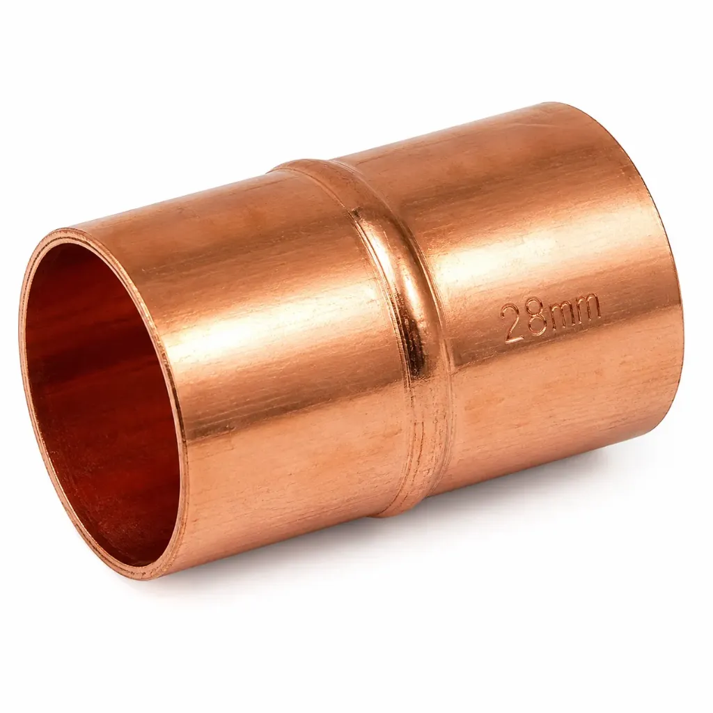28mm Degreased Copper Socket / Coupling – Medical Gas Pipeline Connector for MGPS