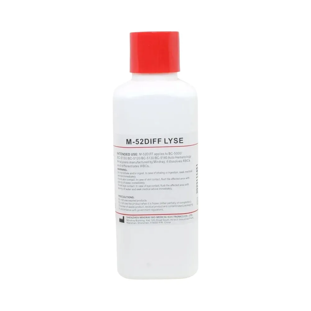 Mindray Hematology 5-Part DIFF Lyse EN 500ml (M-52) Reagent for BC-5000 Series Analyzers