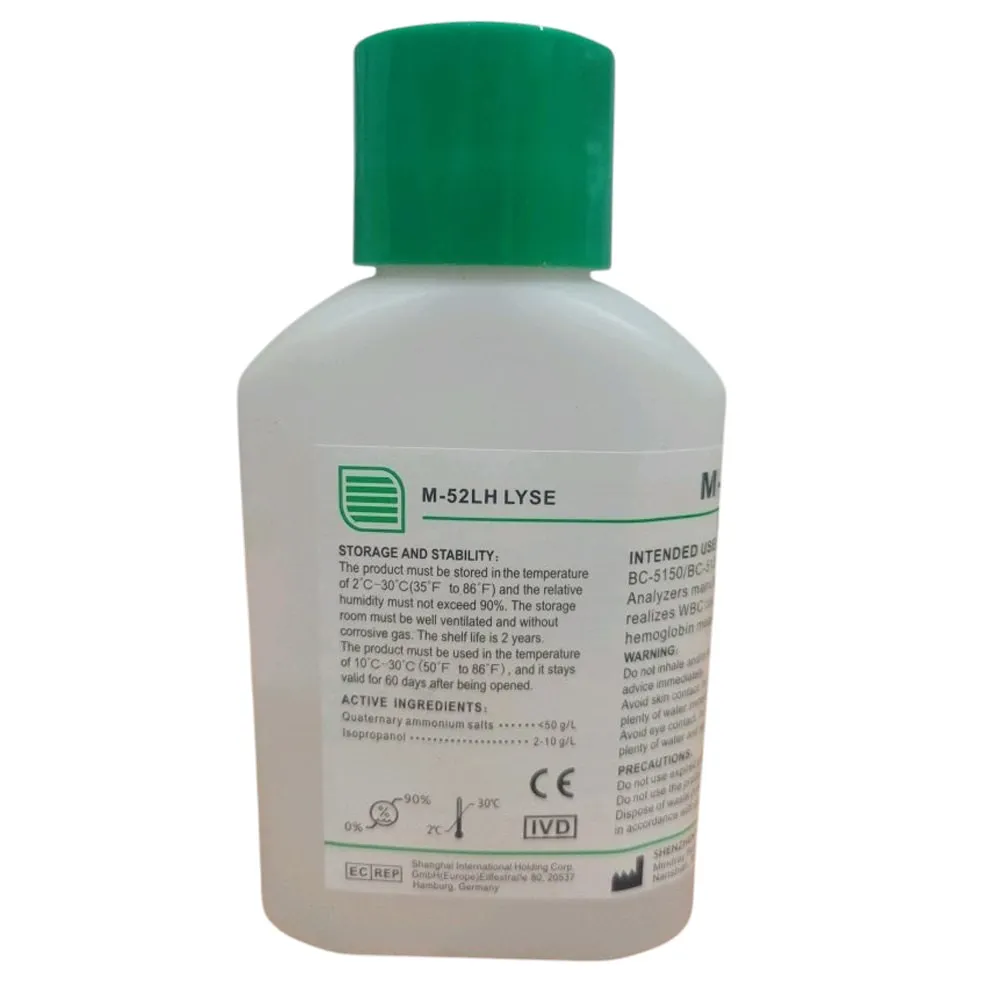 Mindray Hematology 5-Part LH Lyse EN 100ml (M-52) for BC-5000 Series Hematology Analyzers