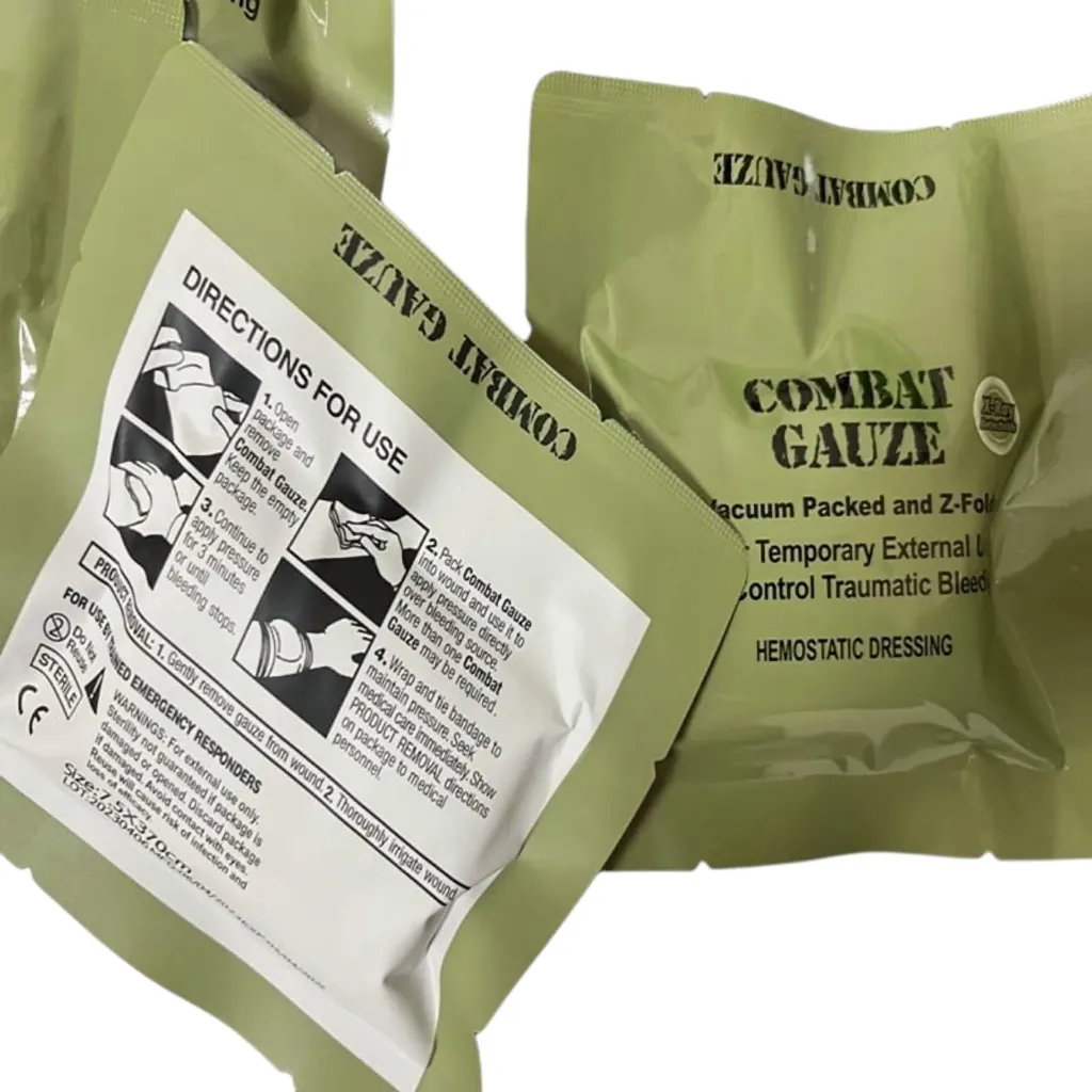 Combat Gauze – Hemostatic Gauze Dressing for Rapid Severe Bleeding Control