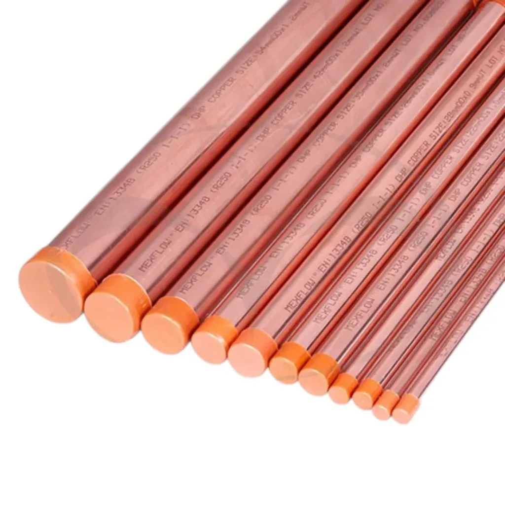 22mm Diameter Degreased Copper Pipe Encased in 50mm Conduit – Medical Gas Pipeline Pipe (Per Metre)
