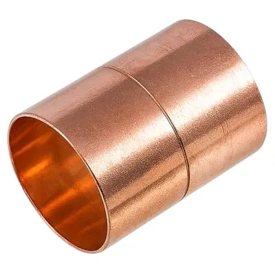 15mm Diameter Degreased Copper Straight Couplers – Medical Gas Pipeline Copper Fittings