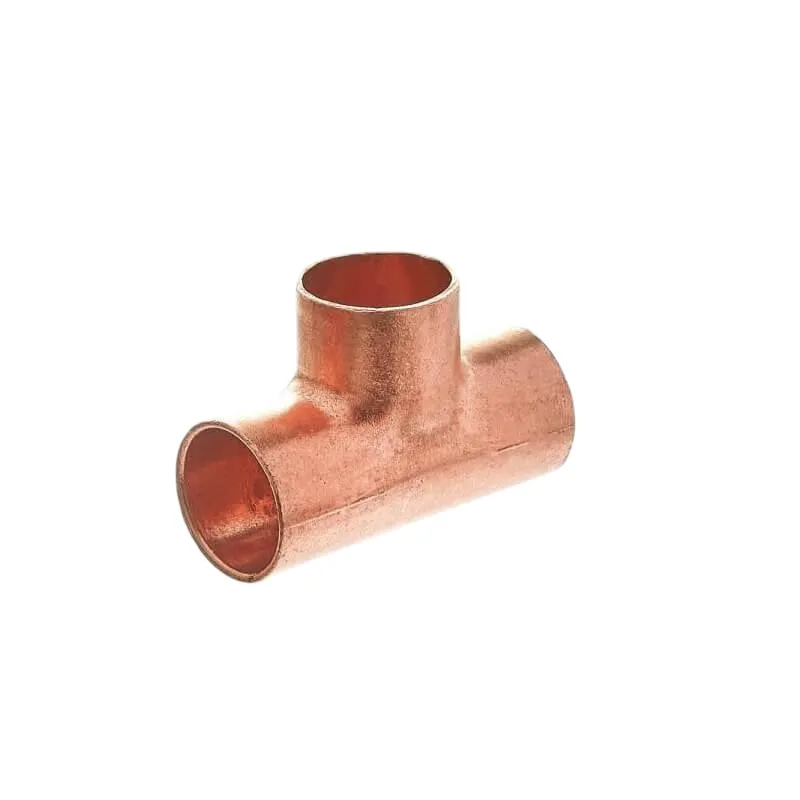 22mm Diameter Degreased Copper Equal Tee – Medical Gas Pipeline Copper Fitting
