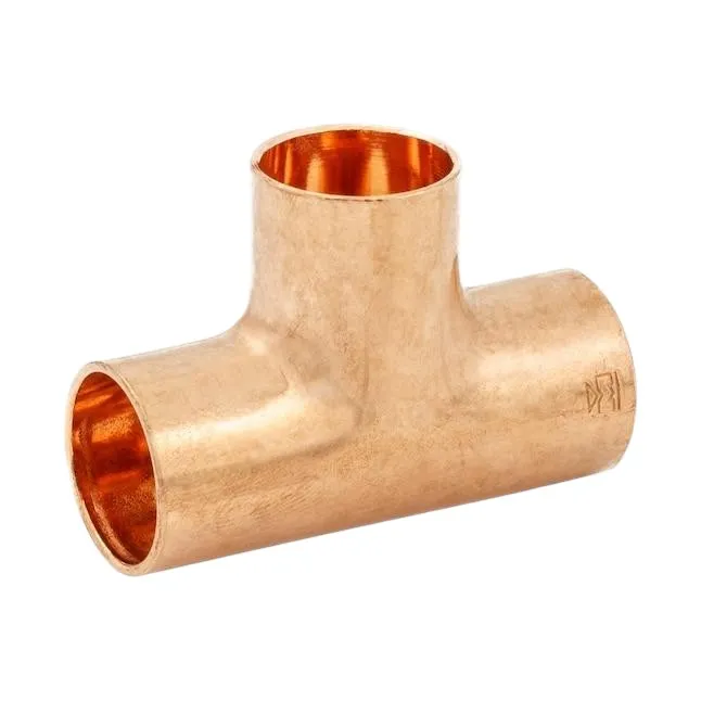12mm Diameter Degreased Copper Equal Tee – Medical Gas Pipeline Copper Fitting