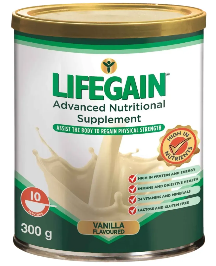 Lifegain Vanilla 300g – High Protein Meal Replacement Shake for Complete Daily Nutrition