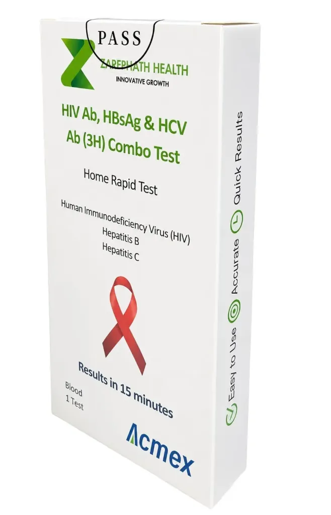 HIV Ab, HBsAg & HCV Ab (3H) Combo Rapid Test – Triple Screening Test for HIV, Hepatitis B & Hepatitis C