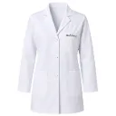 White Silk Lab Coat – Premium Medical and Laboratory Coat