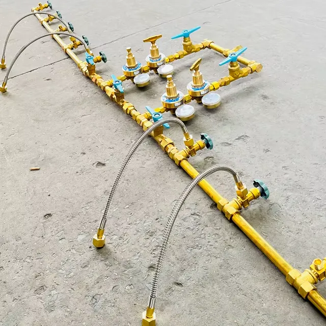 2 × 2 Manual Medical Gas Manifold System