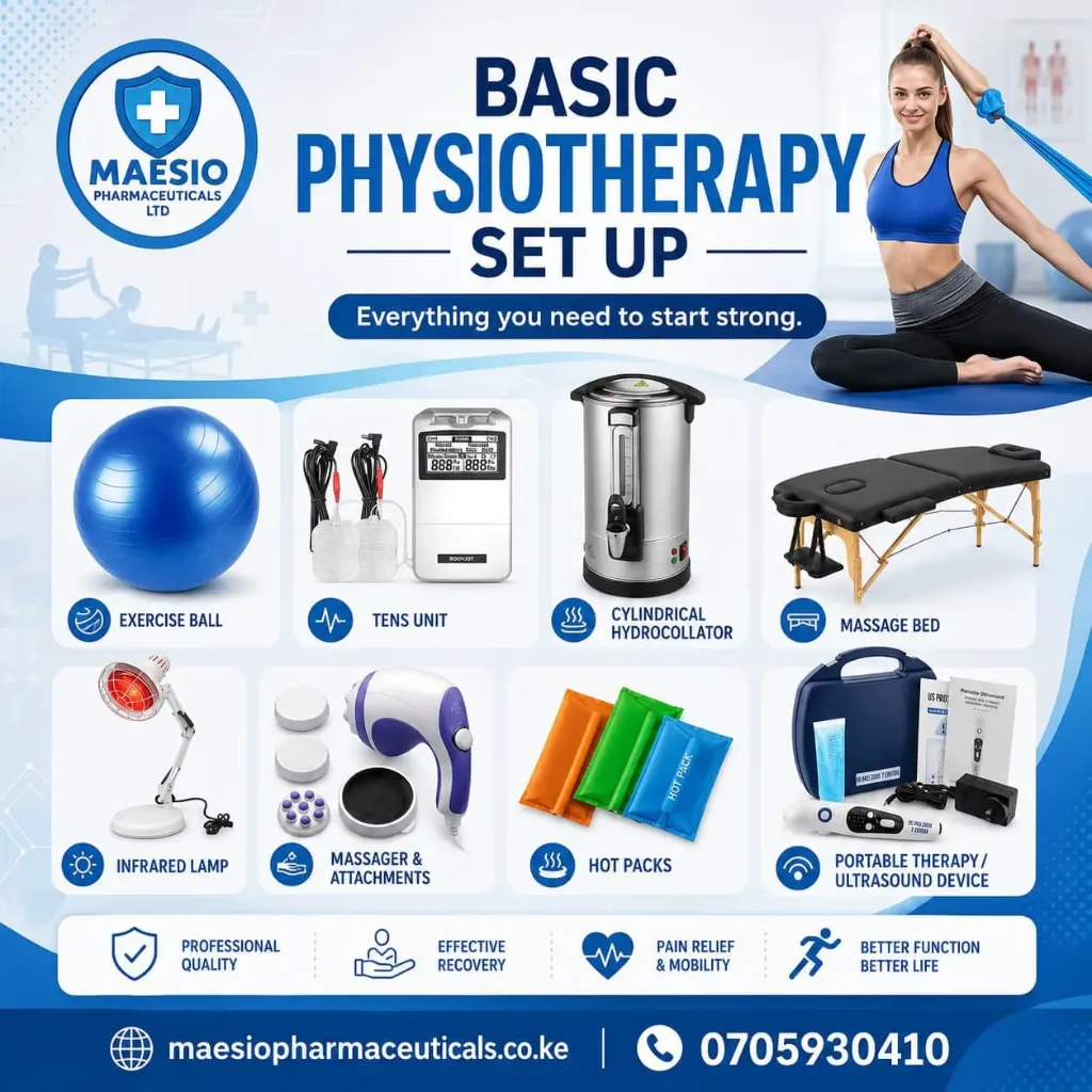 Basic Physiotherapy Set Up – Essential Rehabilitation Equipment Package